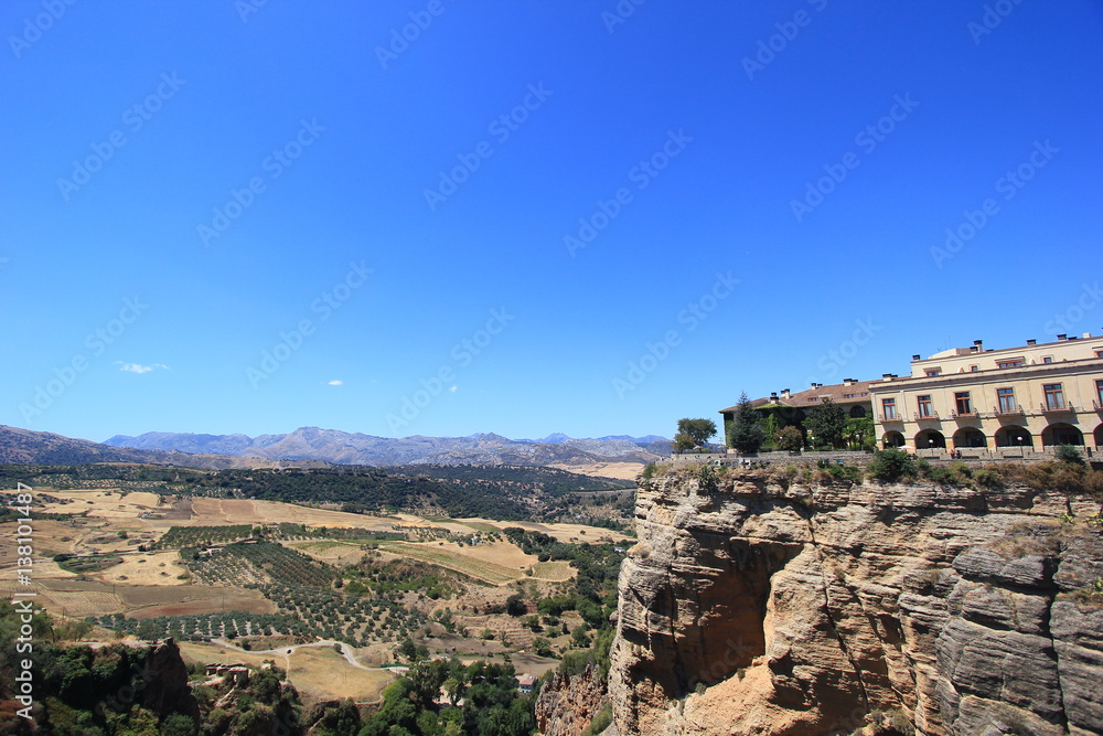 Fototapeta premium Beautiful landscape at Ronda Spain