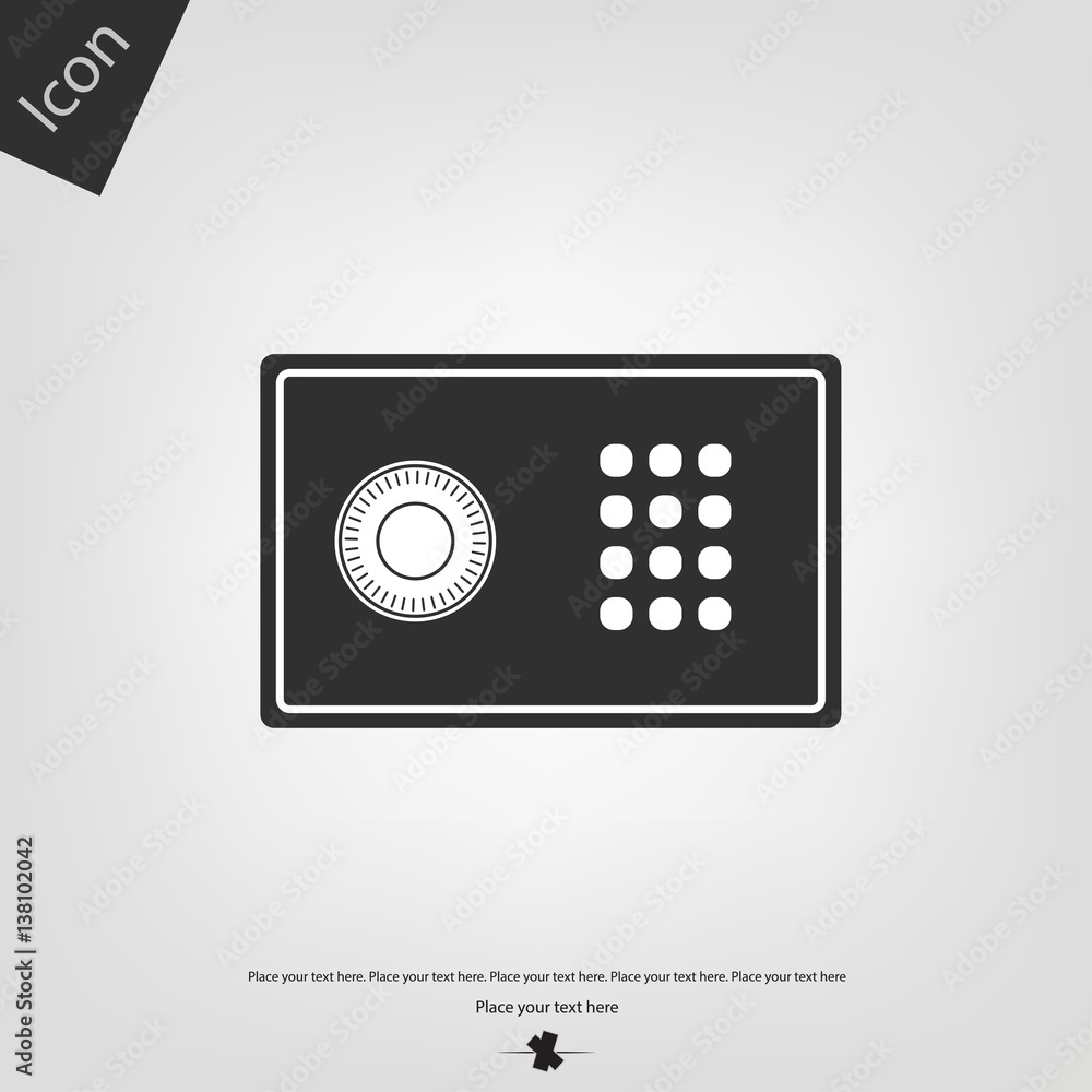 Safe vector icon Safe vector icon