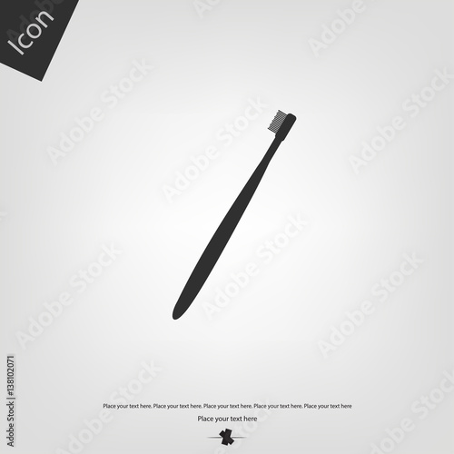 Toothbrush vector icon