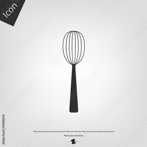 Whisk vector icon