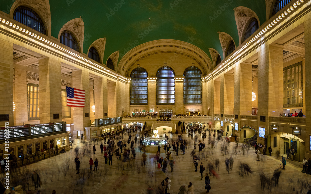 Obraz premium Interior of Grand Central Station in New York
