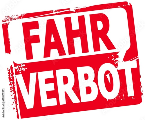 Fahrverbot