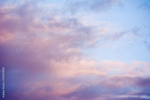 soft sunset sky gradient background © Pavel