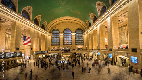 Interior of Grand Central Station in New York photo