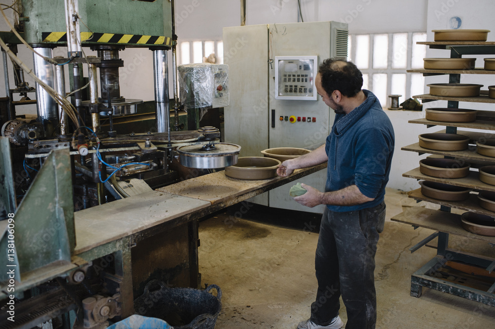 Fototapeta premium pottery factory