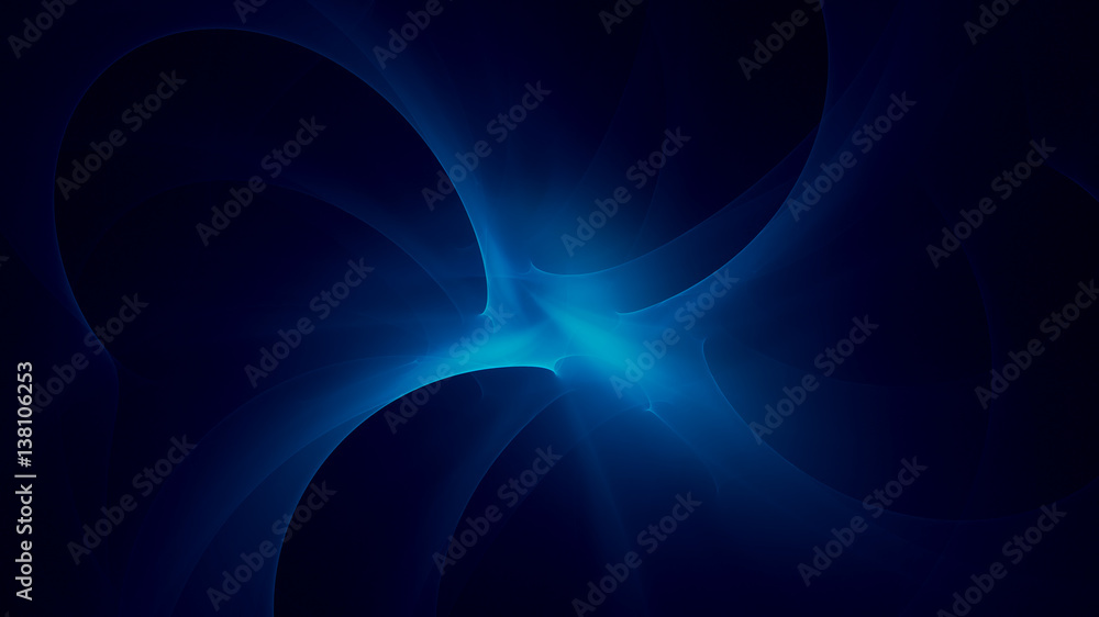 3D rendering abstract fractal light background 3D rendering abstract fractal light background
