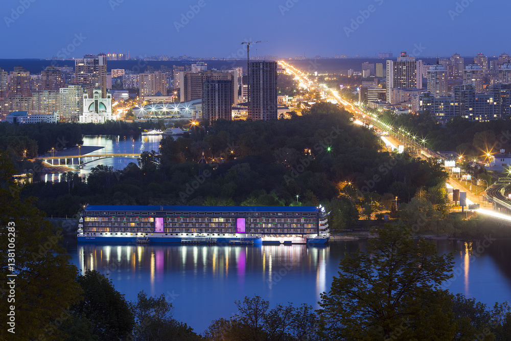 Kiev. On the banks of the Dnieper.