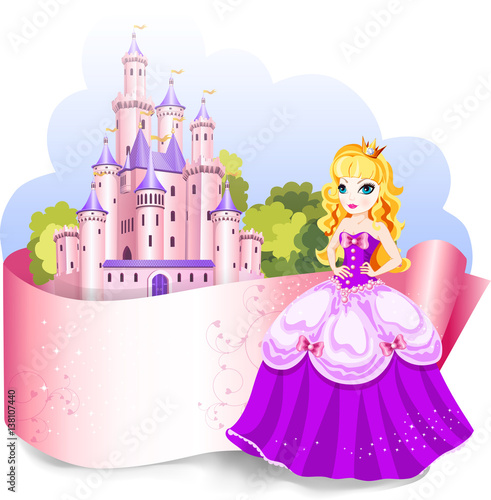 Princess design element.