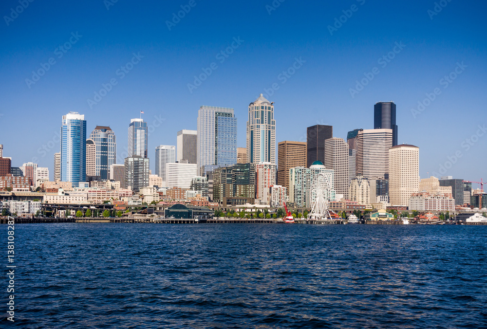Skyline of Seattle, WA, USA