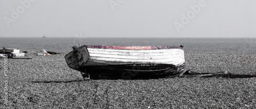 Photography Beached Fishing Boat at Dunwich