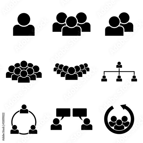 Personen Icon Set