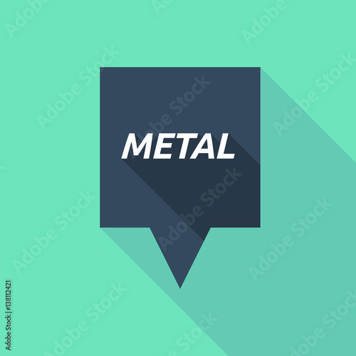 Long shadow tooltip with