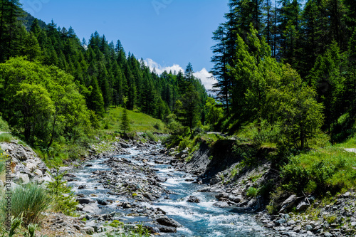 River Valtroncea landscape