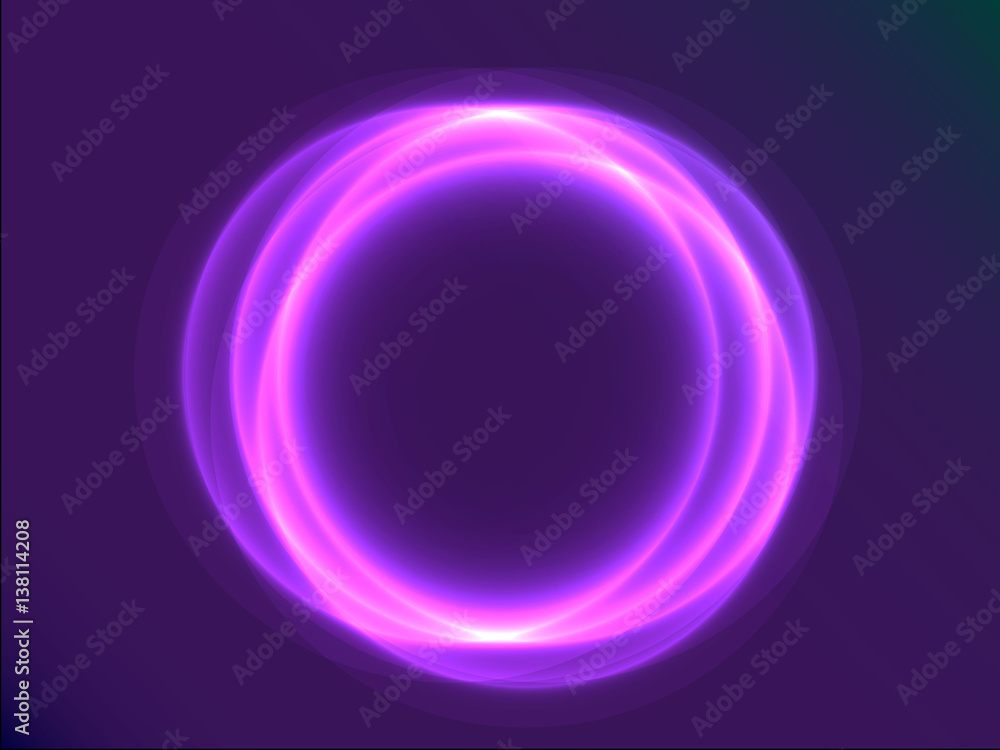 Obraz premium Purple abstract circle. Vector illustration.