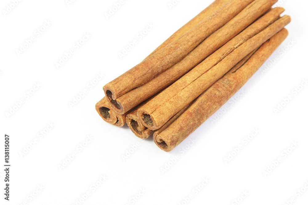 cinnamon stick isolated on white background cinnamon stick isolated on white background