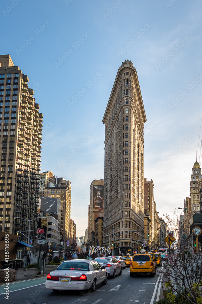 Fototapeta premium Flatiron Building - Nowy Jork, USA