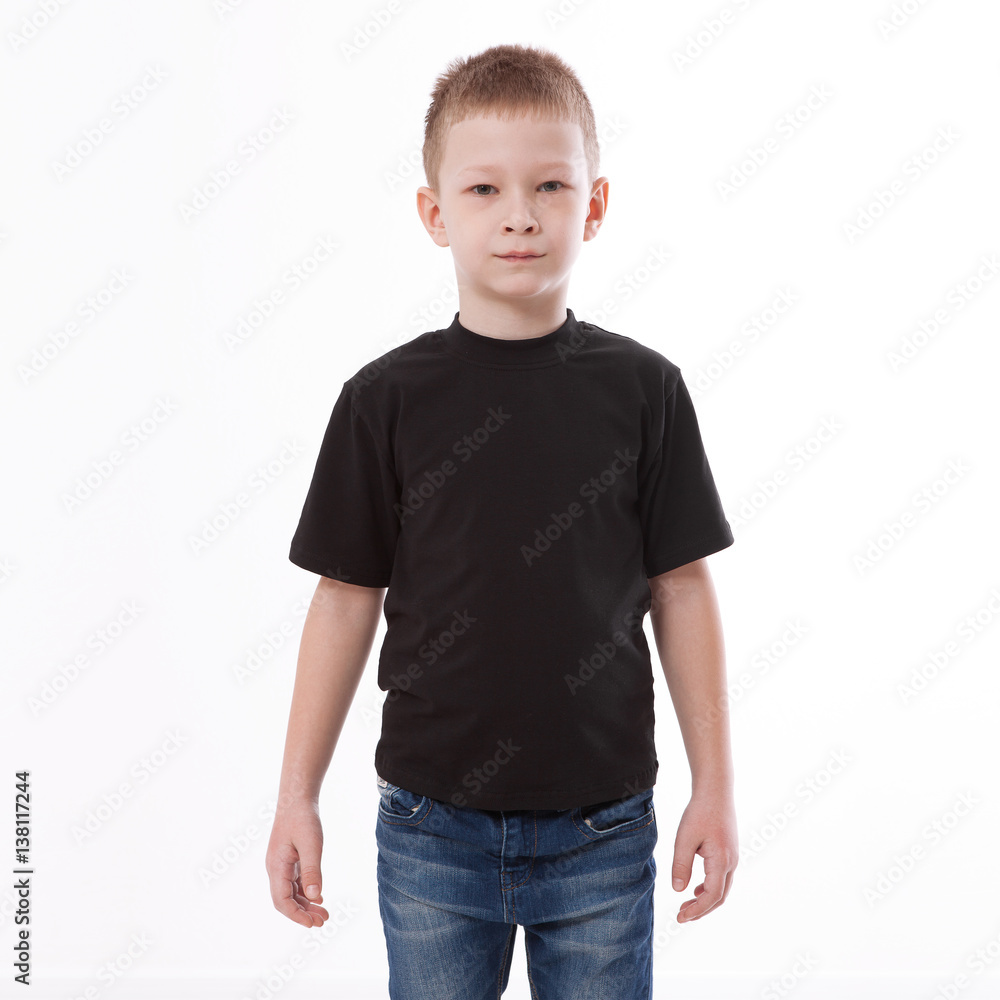 t-shirt design and people concept - close up of young man in blank black t-shirt, shirt front and rear isolated. t-shirt design and people concept - close up of young man in blank black t-shirt, shirt front and rear isolated.