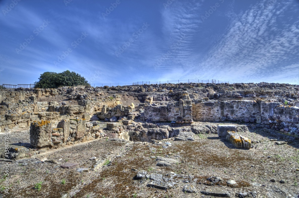 Nora, Roman city ruins in Sardinia