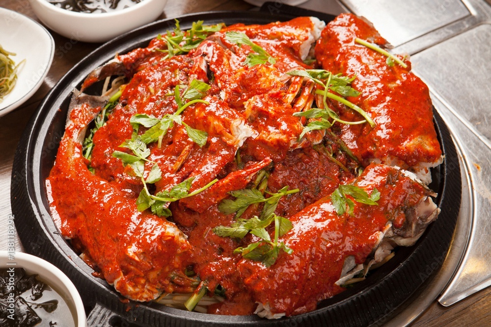 dongtae jjim. Braised Pollack. dongtae jjim. Braised Pollack.