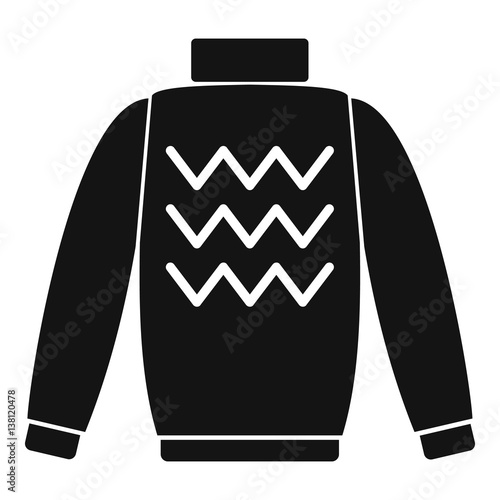 Pullover icon, simple style