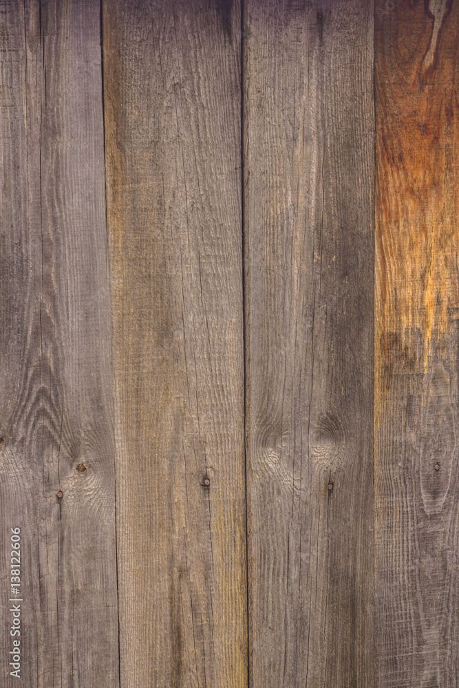 Naklejka premium texture of old wooden planks