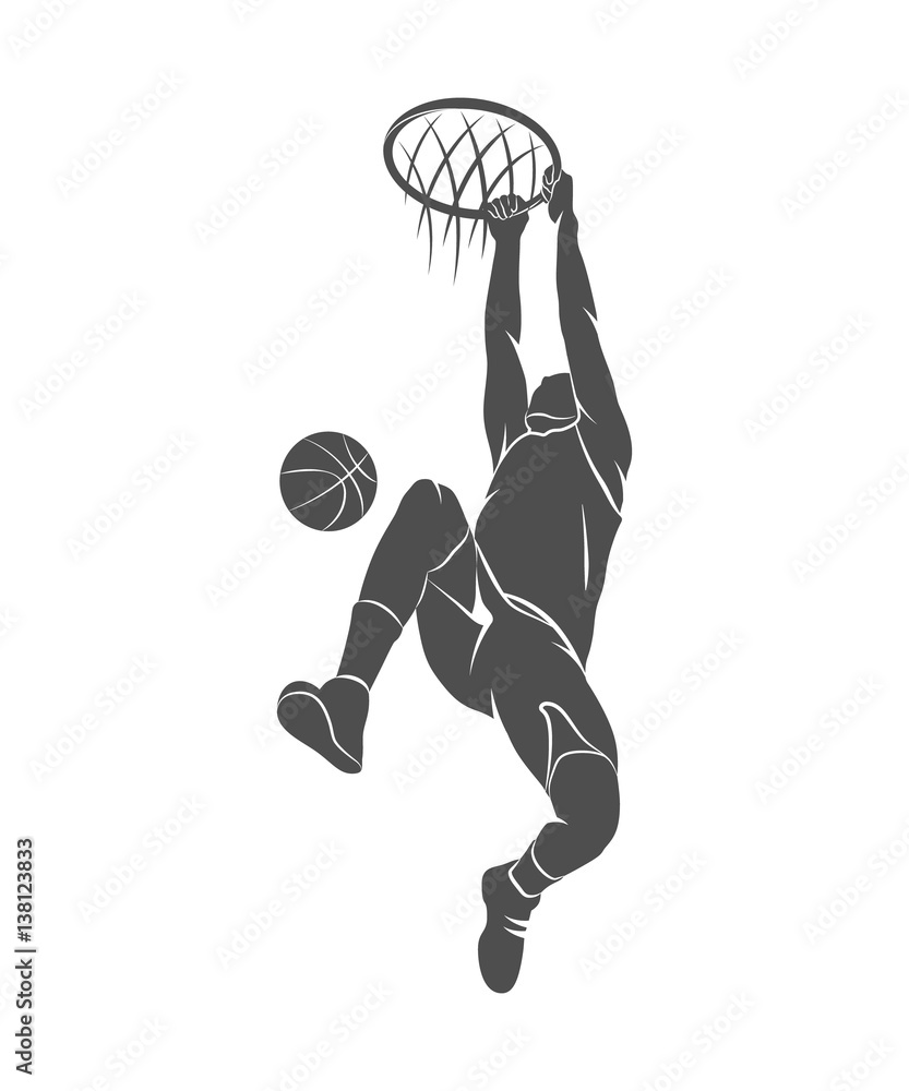 Obraz premium basketball player, ball