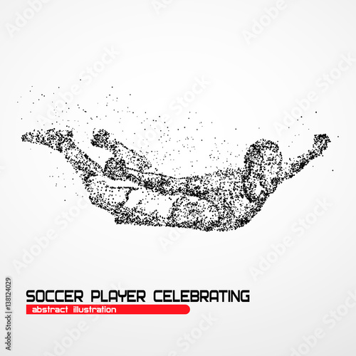 soccer player celebrating