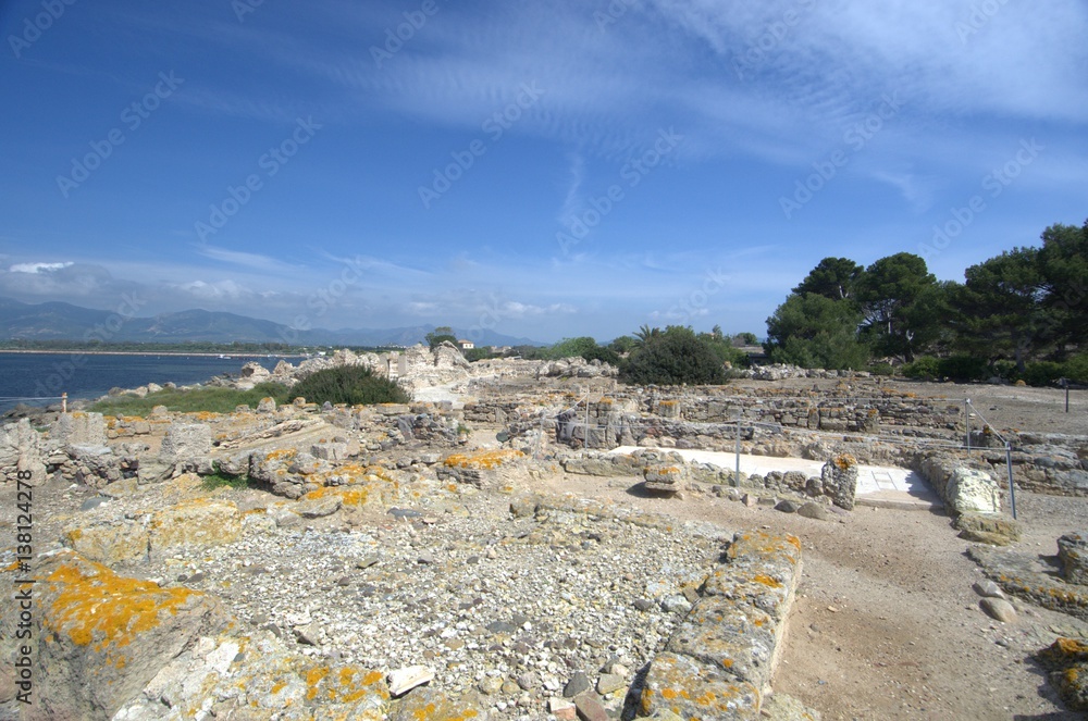 Nora, Roman city ruins in Sardinia