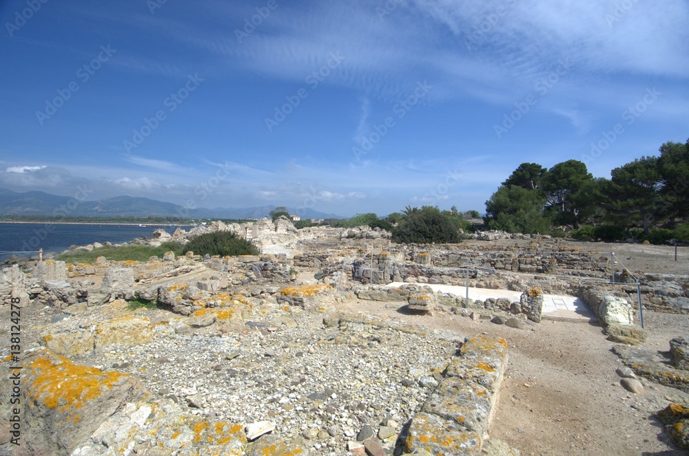 Nora, Roman city ruins in Sardinia Nora, Roman city ruins in Sardinia