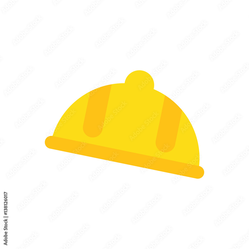 Fototapeta premium Worker helmet symbol