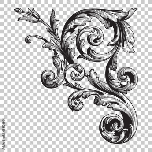 Isolate corner ornament