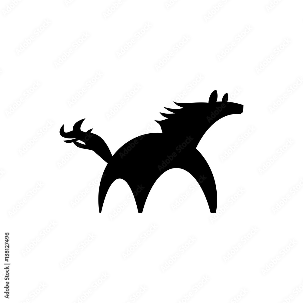 Obraz premium animals logo concept
