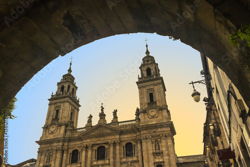 Dawning in Lugo Cathedral