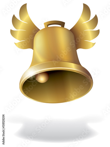 CLOCHE DE PÂQUES DORÉE