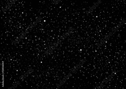Night Sky with Stars. Space Background.