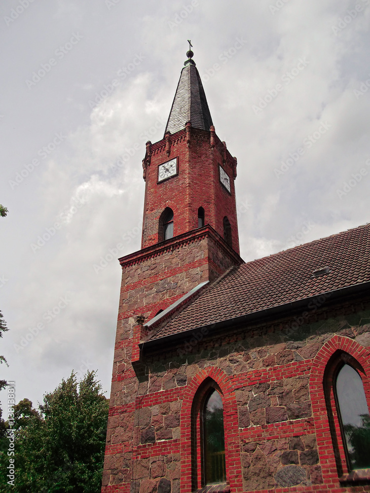 Evangelisch Lutherische Kirche Stock Photo Adobe Stock