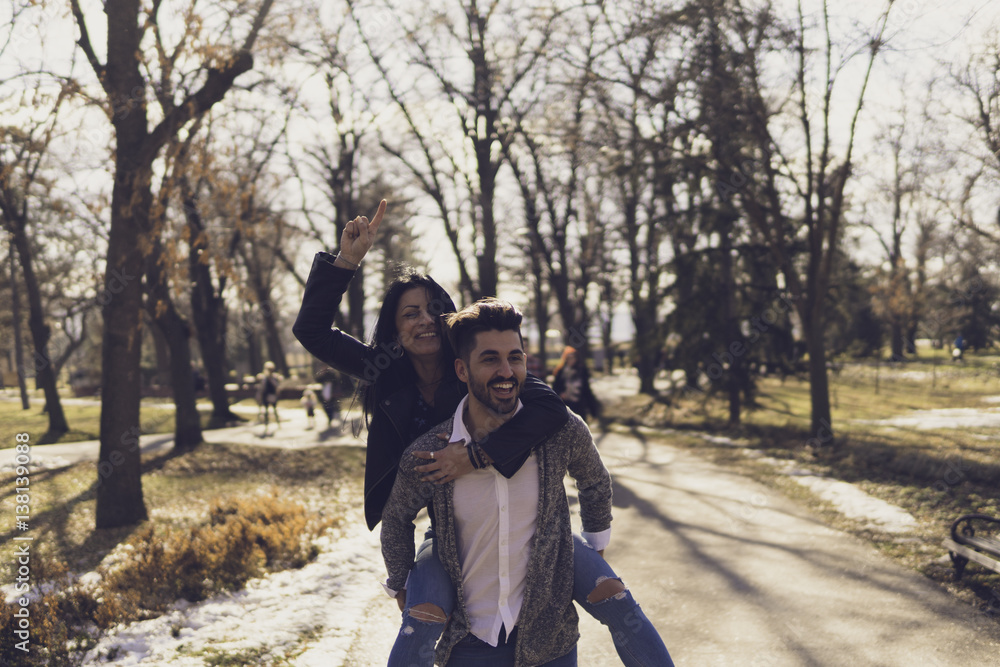 Fototapeta premium Happy friends