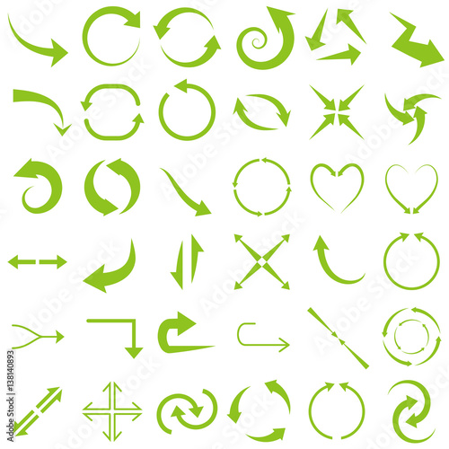 green arrows design