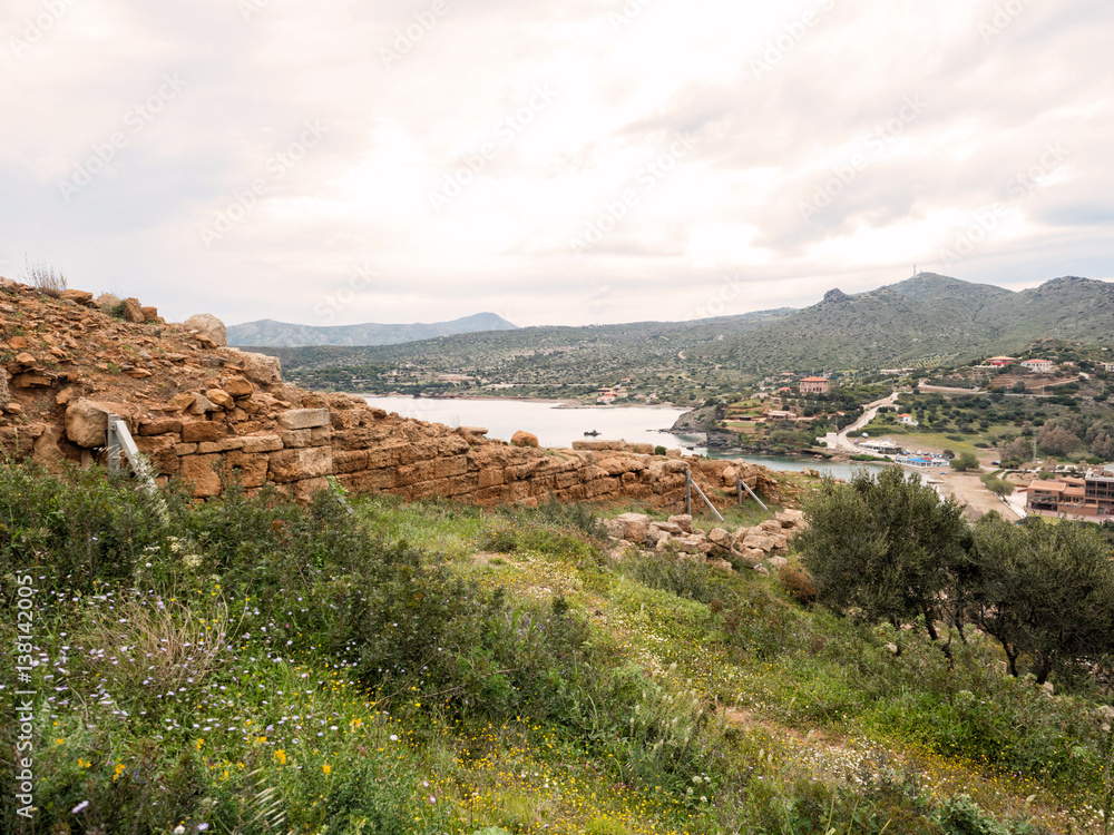 Obraz premium Sounio the Temple of Poseidon