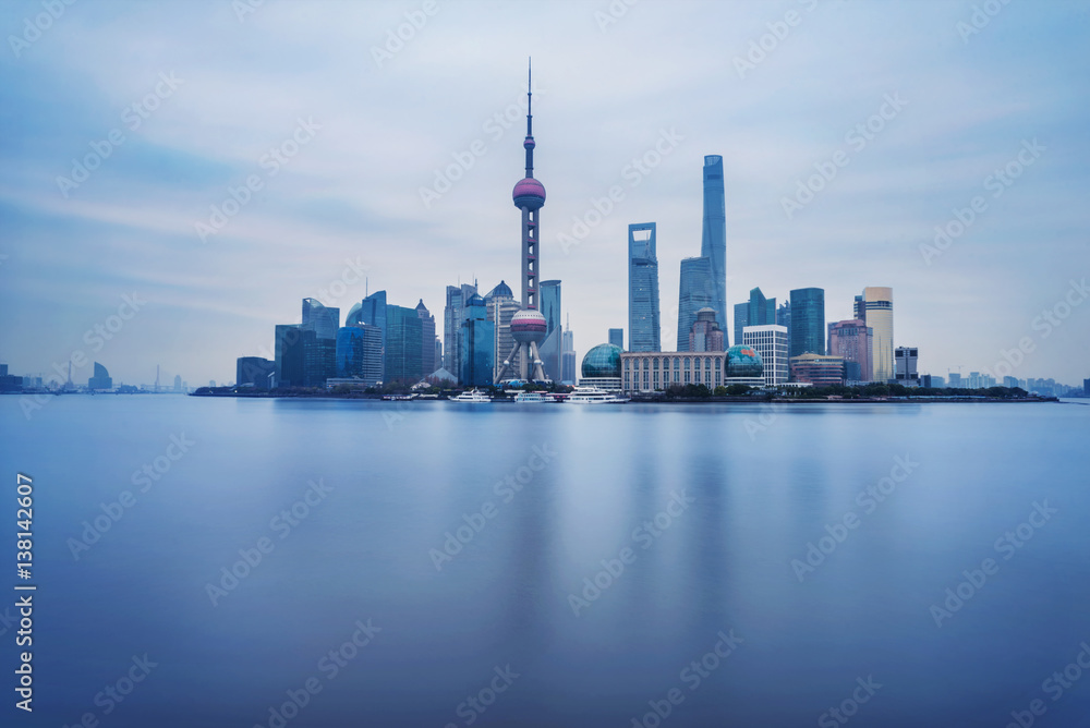 Fototapeta premium Shanghai skyline in China.
