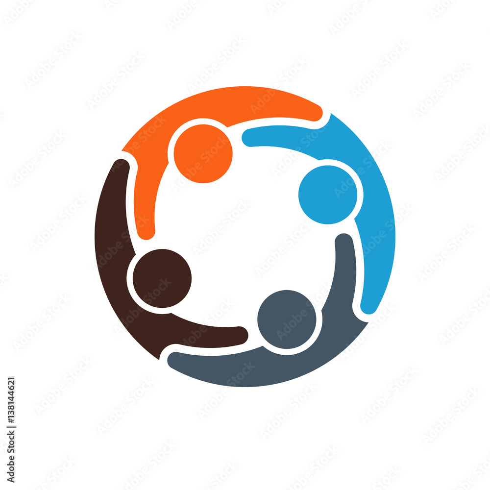 Social Network People Group Illustration Social Network People Group Illustration