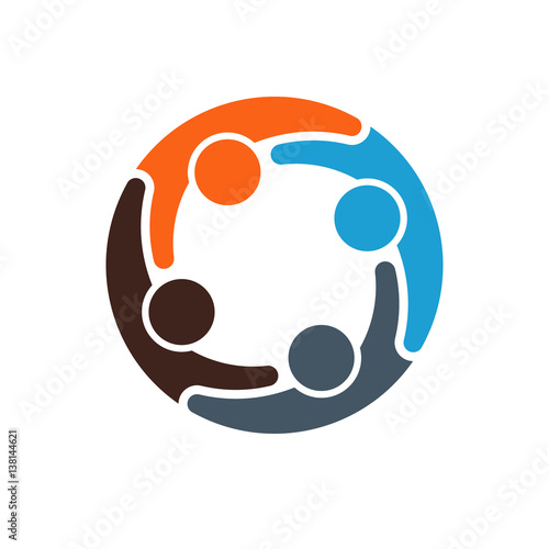 Social Network People Group Illustration