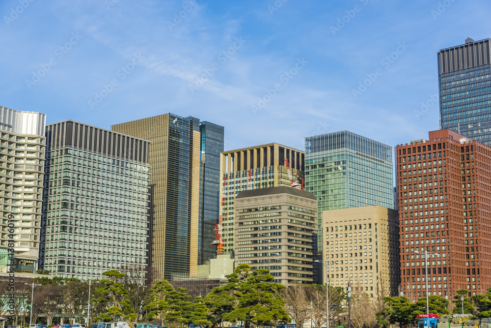 Fototapeta premium 東京のビル群