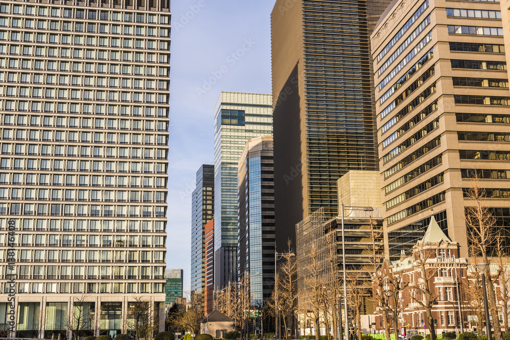 Obraz premium 東京のビル群