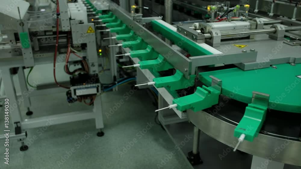 Automation in Industry - Modern Industrial Machines, Robotic, High-Tech Machine Automation in Industry - Modern Industrial Machines, Robotic, High-Tech Machine