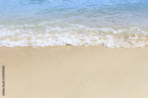 The beauty of the Andaman Sea. Sand texture background © memorystockphoto
