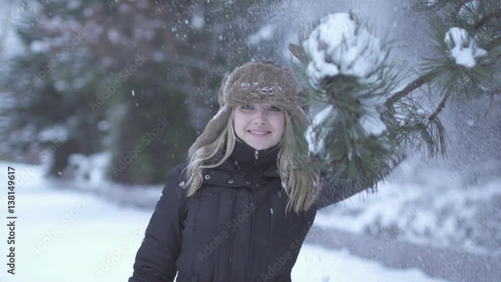 young women enjoying snow outdoors, shot on red epic young women enjoying snow outdoors, shot on red epic