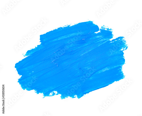 Splash of paint strokes isolated