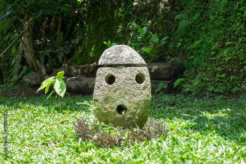 Stone in garden