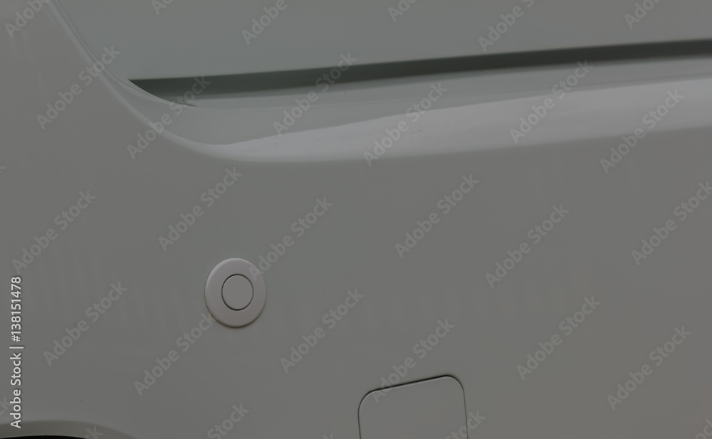 Equipment signal on the rear bumper of the car. Equipment signal on the rear bumper of the car.